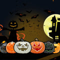 MAHDIVO ハロウィン パンプキン アトモスフィアライト オレンジ