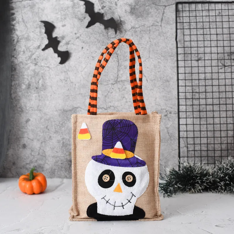MAHDIVO ハロウィン ミニキャンディバッグ スカル