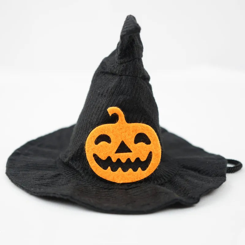 MAHDIVO ハロウィン ペット用ウィッチハット Black pumpkin