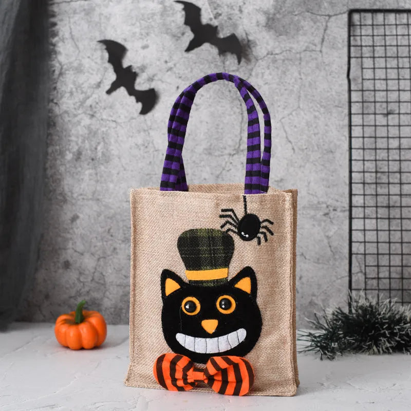 MAHDIVO ハロウィン ミニキャンディバッグ 黒猫